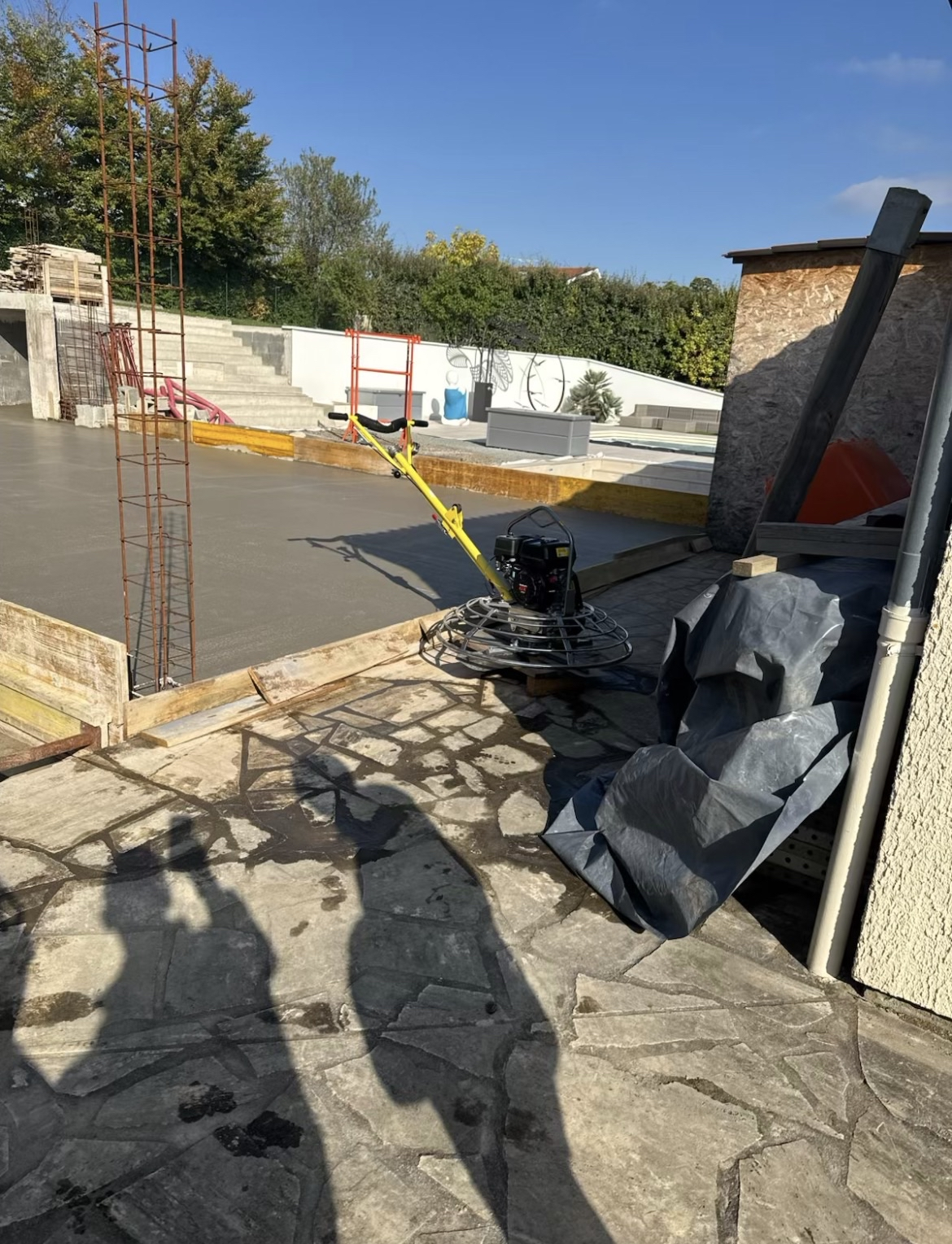 Dalle de béton à Veyre monton — photo 2